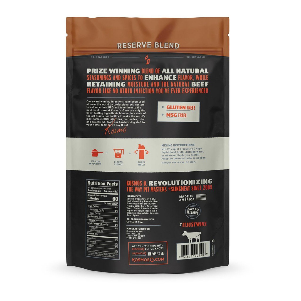 Kosmos BBQ - Reserve Blend - Brisket