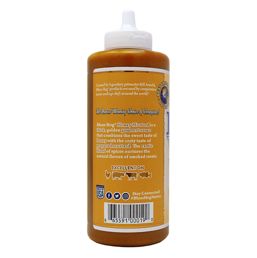 Blues Hog - Honey Mustard BBQ Sauce - squeeze bottle