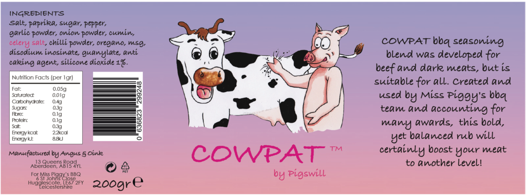 Angus & Oink - Miss Piggy's Cowpat Competition Seasoning Rub
