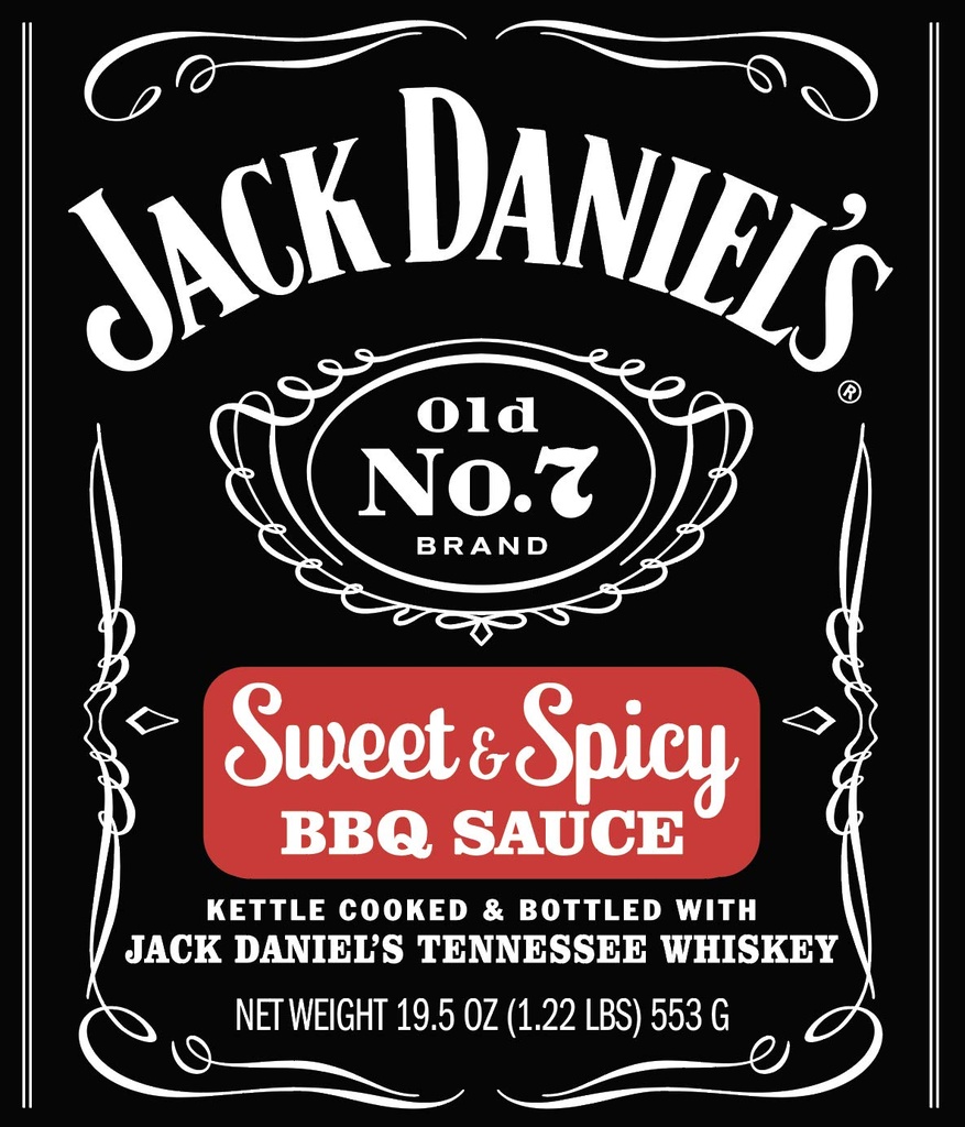 Jack Daniel's Sweet and Spicy Sauce - 533gr