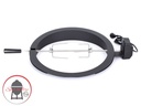 The Spit on Fire  Large Kamado Rotisserie Ring - 22 inch