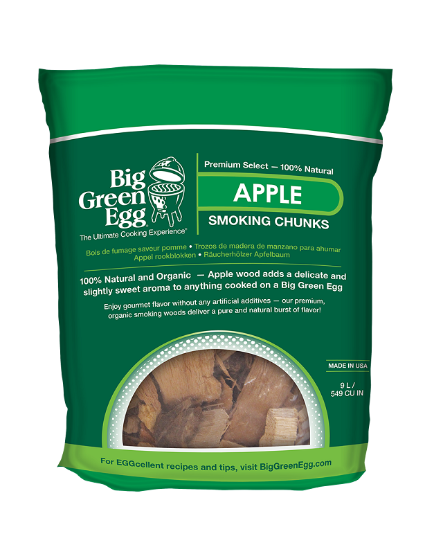 Big Green Egg - Appel Wood Chunks - 9 liter