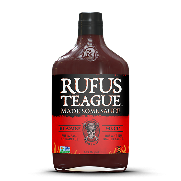Rufus Teague - Blazin' Hot BBQ saus - 453ge
