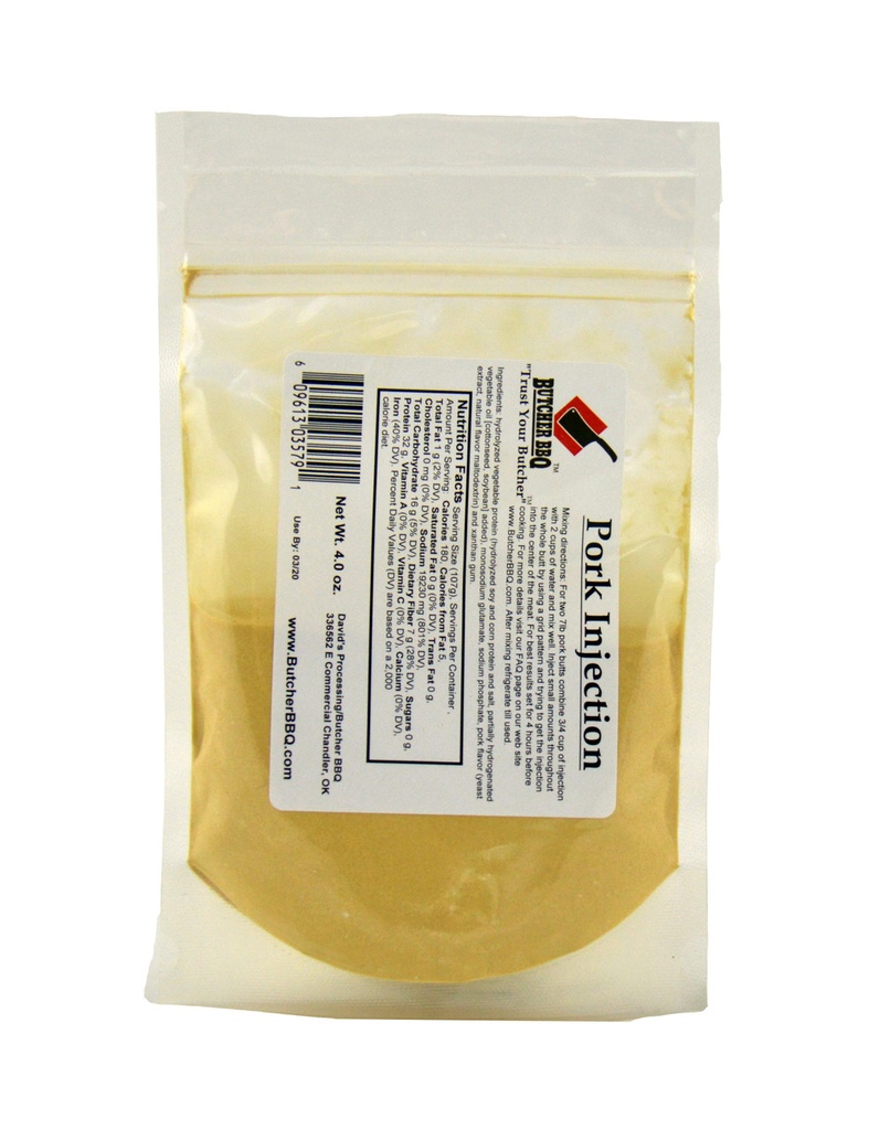 Butcher BBQ - Pork Injection - 4 Oz - 114 g