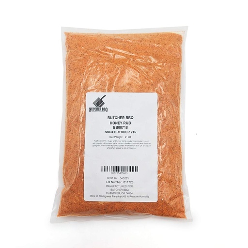 [EDB-001468] Butcher BBQ - Honey Rub "the Original" - zak van 2LB