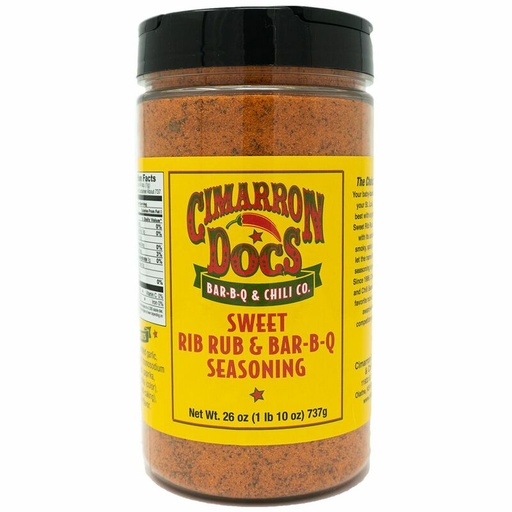 [EDB-001406] Cimarron Docs Sweet Rib rub - 737gr (26oz)