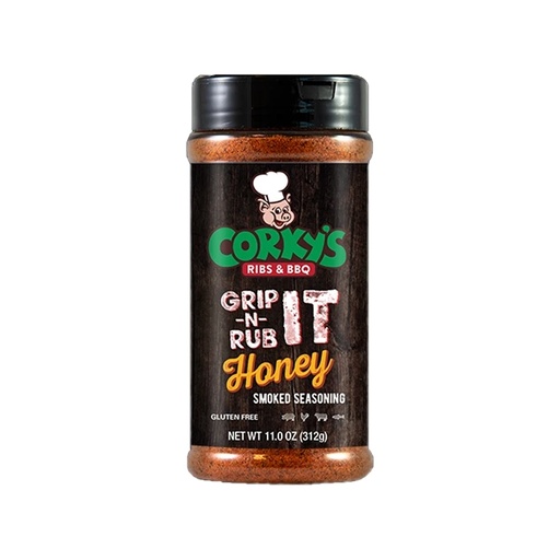 [EDB-001298] Corky's Grip It-N-Rub Honey Smoked - 312gr