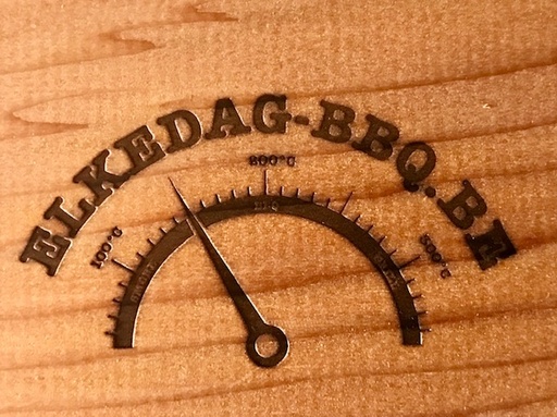 [EDB-000098] ELKEDAG-BBQ - Ceder houten rookplank (dun - dubbel grootte)