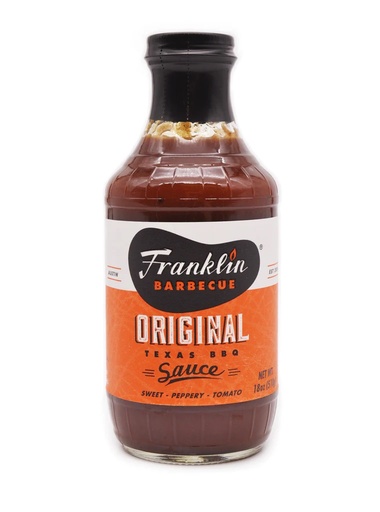 [EDB-001605] Franklin original Texas BBQ saus - 18oz-510gr