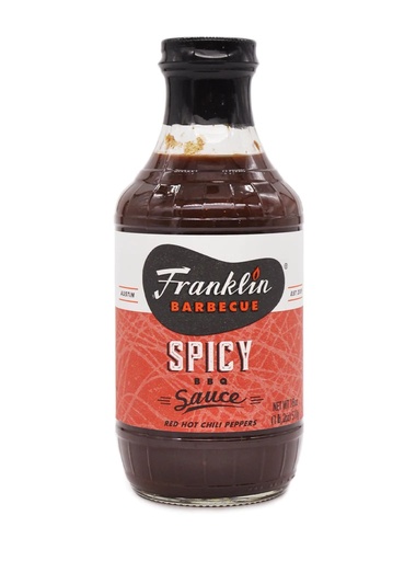 [EDB-001607] Franklin Spicy BBQ saus - 18oz - 510gr
