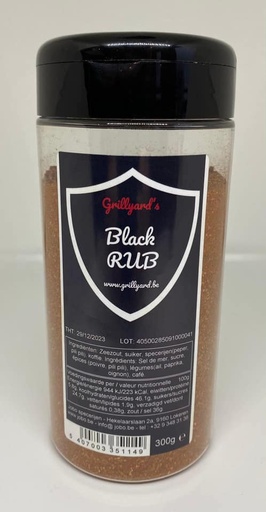 [EDB-001158] Grillyard's Black Rub - 300gr