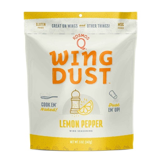 [EDB-000371] Kosmos BBQ - Lemon Pepper - Wing Dust - 142gr