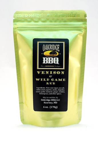 [EDB-000449] Oakridge BBQ - Venison & Wild Game