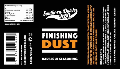 [EDB-000529] Southern Dutch - Finishing Dust - 70gr