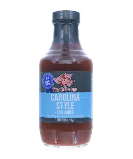 [EDB-001133] Three Little Pigs BBQ Carolina-Style BBQ Sauce – 524g