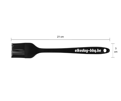 [EDB-001809] elkedag-bbq - Siliconen BBQ borstel - Zwart